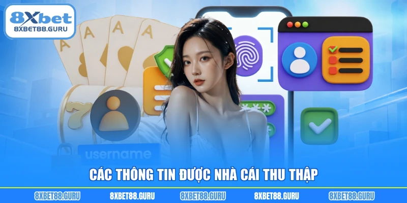 Các thông tin được nhà cái thu thập